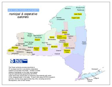 New York Power Authority / Structure / Business / Cooperatives / Utility cooperative / Coop