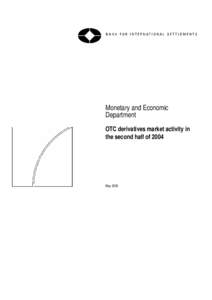 OTC derivatives market activity in the second half of 2004