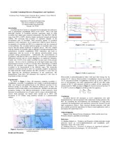 The Characterization and Novel Synthesis of Acid Terminated Poly(e-caprolactone)