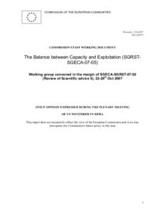 Fish / Sustainable fishery / Stock assessment / Maximum sustainable yield / Illegal /  unreported and unregulated fishing / Common Fisheries Policy / Fisheries science / Fishing / Environment