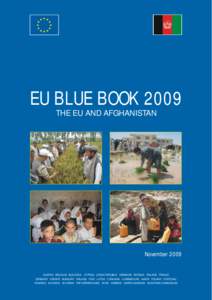 EU BLUE BOOK 2009 THE EU AND AFGHANISTAN November 2009 AUSTRIA BELGIUM BULGARIA