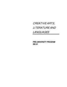 Microsoft Word - 500A1_Creative_Arts_Literature_Languages.doc