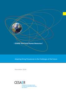 CESAER Task Force Human Resources  Adapng Hiring Procedures to the Challenges of the Future December 2014