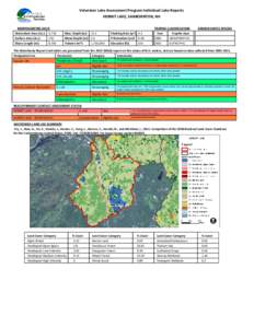 Volunteer Lake Assessment Program Individual Lake Reports HERMIT LAKE, SANBORNTON, NH MORPHOMETRIC DATA TROPHIC CLASSIFICATION