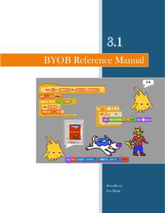 3.1 BYOB Reference Manual Brian Harvey Jens Mönig