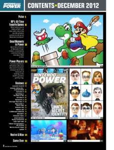 Contents•December 2012 Pulse 6 NP’s All-Time Favorite Games 10  What better way to