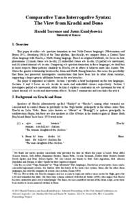 Grammar / Syntax / Kwa languages / In situ / Interrogative word / Question / Relative clause / Akan people / Potou–Tano languages / Linguistics / Language / Akan language