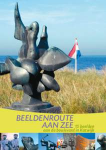 beeldenroute 15 beelden aan zee aan de boulevard in Katwijk