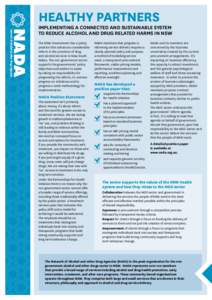 Drug culture / Drug policy / Harm reduction / Public health / Health / Youth health / Ageing /  Disability and Home Care NSW / Ethics / Addiction / Alcohol abuse