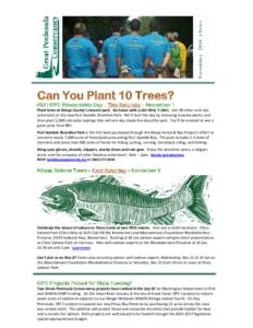 November 2014 eNews  Can You Plant 10 Trees? REI / GPC Stewardship Day – This Saturday – November 1