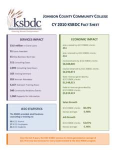 Microsoft Word - KSBDC 2010 Fact Sheet J071289J