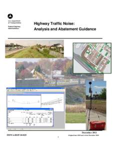 Microsoft Word - Highway Traffic Noise Analysis and Abatement Guidance 2011 Updates - Final.docx