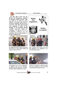 City of Beckley Fire Departmen t[removed]Annual Report On June 26th of this year, the Beckley Fire Department conducted