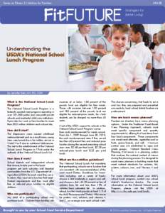 Personal life / Applied sciences / Food science / Health sciences / School meal / National School Lunch Act / Lunch / Reduced price meal / Nutrition / United States Department of Agriculture / Food and drink / Health