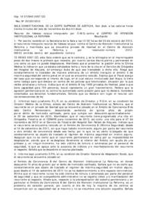 Exp: CO Res. Nº SALA CONSTITUCIONAL DE LA CORTE SUPREMA DE JUSTICIA. San José, a las catorce horas treinta minutos del seis de noviembre de dos mil doce. Recurso de hábeas corpus interpuesto 