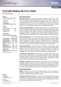 Money market / Bank / Credit risk / Market liquidity / Finance / Financial system / Procredit Group / Financial markets / Financial economics / KfW