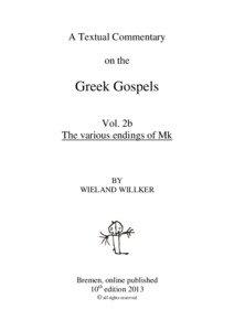 The ending of the Gospel of Mark