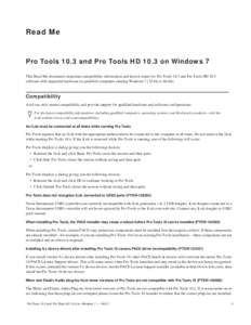 Music production / Pro Tools / Graphics software / QuickTime / Avid Audio / Media Composer / Real Time AudioSuite / Adobe Premiere Pro / Final Cut Pro / Software / Application software / Video editing software