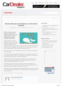 Social media says car industry is on the road to recovery | Car Dealer Magazine
