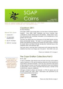 SGAP Cairns J une 2011 Newsletter 111