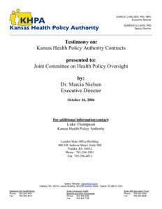 Microsoft Word[removed]Joint Committee on Health Policy Oversight--Contracts Update--Nielsen--FINAL _2_.doc