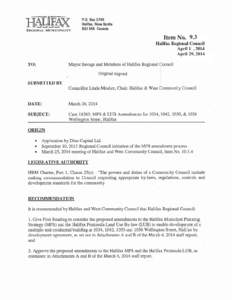 Case 18565 – MPS and LUB Amendments for 1034, 1042, 1050, & 1056 Wellington Street, Halifax - Apr[removed]Regional Council - HRM