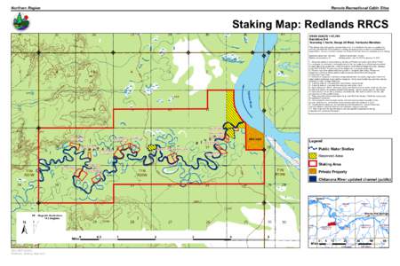 Northern Region  Remote Recreational Cabin Sites Staking Map: Redlands RRCS USGS QUADS 1:63,360