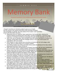 Microsoft Word - Memory Bank 2014 Summer.docx