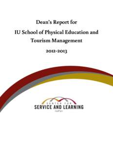 Dean’s Report for IU School of Physical Education and Tourism Management[removed]|Page