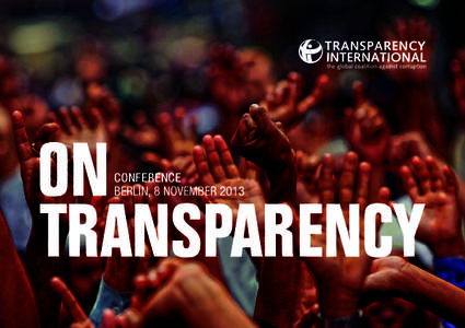 Transparency International / Political corruption / Africa Progress Panel / Peter Eigen / Science / Media transparency / Structure / Social issues / International nongovernmental organizations / Transparency / Corruption