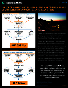 Freeport-McMoRan / Western New Guinea / Morenci / Safford / Tax / Geography of the United States / Copper mining in Arizona / Morenci /  Arizona / Geography of Arizona / Arizona / Safford micropolitan area