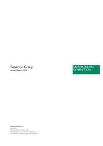 Benetton Group Annual Report 2010 Benetton Group S.p.A. Villa Minelli Ponzano Veneto (Treviso) - Italy