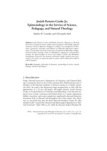 Theodore William Richards / Charles Loring Jackson / Chemistry education / Science education / Natural theology / Harvard University / Harvard School of Engineering and Applied Sciences / Education in the United States / Josiah Parsons Cooke / Chemistry / Science