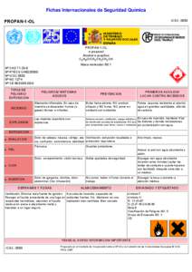 Nº CAS[removed]International Chemical Safety Cards (WHO/IPCS/ILO)