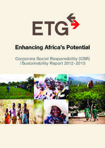 ETG Corporate Sustainability & Responsibility Report