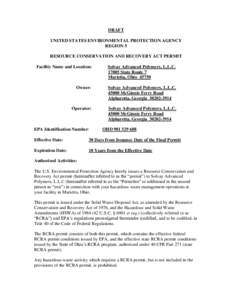 First Amendment to the United States Constitution / Public administration / Resource Conservation and Recovery Act / Hazardous waste / Title 40 of the Code of Federal Regulations / United States / United States Environmental Protection Agency / Environment / 94th United States Congress