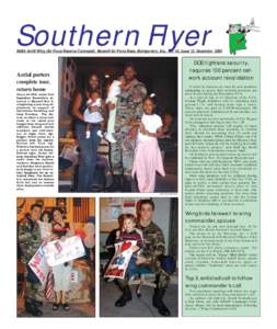  Southern Flyer December[removed]Southern Flyer 908th Airlift Wing (Air Force Reserve Command), Maxwell Air Force Base, Montgomery, Ala., Vol. 42, Issue 12, December 2005