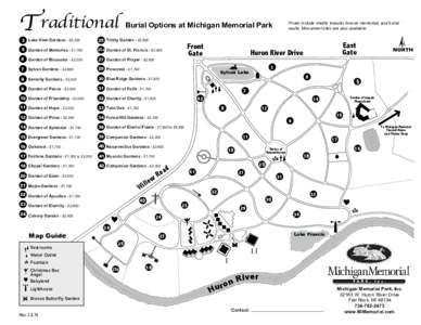 Traditional  Burial Options at Michigan Memorial Park 3 Lake View Gardens - $2,300