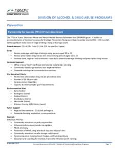 Primary Care Collaborative; ADAP Grant Program Overview