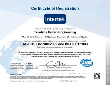 Microsoft Word - US-4291e Teledyne Brown Engineering