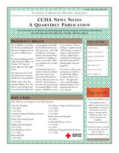 CCHA Newsletter, December 2009.pub