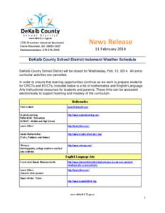 DeKalb County School System / Lithonia High School / Georgia / Curriculum / Didactics