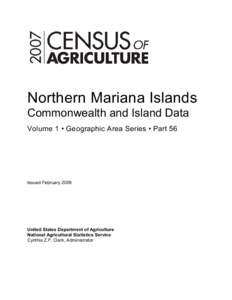 Northern Mariana Islands Commonwealth and Island Data Volume 1 • Geographic Area Series • Part 56 Issued February 2009