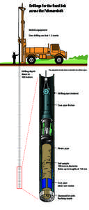 Drillings for the fixed link across the Fehmarnbelt Mobile equipment One drilling can last 1-2 weeks