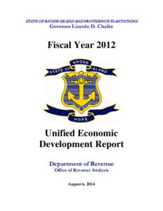 Unified Economic Development Budget Report