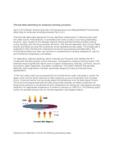 Microsoft Word - Thermal slide debonding for temporary bonding processes.doc