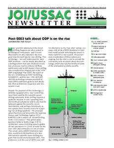 NEWS FROM THE JOINT OCEANOGRAPHIC INSTITUTIONS/U.S. SCIENCE SUPPORT PROGRAM ASSOCIATED WITH THE OCEAN DRILLING PROGRAM  JOI/USSAC N EWS L E T T E R NOVEMBER 1996