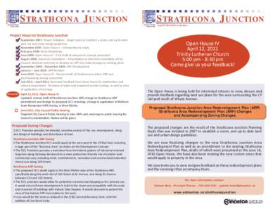 Strathcona Junction Newsletter April 2011