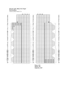 Church of St. Mary the Virgin Seating Map created by Miller Theatre[removed]A