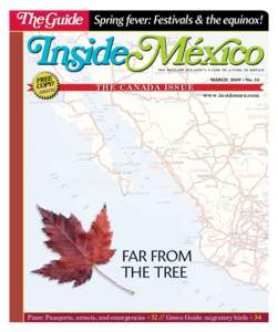 Spring fever: Festivals & the equinox!  the english speaker’s guide to living in mexico MARCH 2009 • No. 24